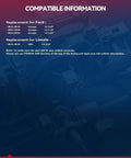 Image showing compatibility information for Electric Fuel Pump Module Assembly For Ford Escape 1.6L, 2.0L, 1.5L and Lincoln MKC.