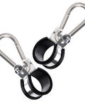 Real Deal 304 Stainless Steel Air Line Clamp Hanger Bracket Assembly 2 Pack Knockout Heavy Duty Cable Holder built with durable hooks.