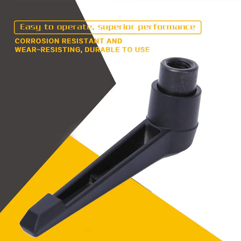 Rock Solid Metal Clamping Lever Handle, 4pcs No Fuss Quick Release Knobs, Compact Female Thread M8 grip lever showing ergonomic design.