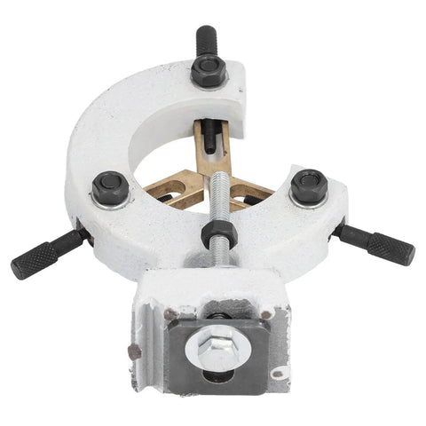 Heavy Duty Metal Steady Rest And Center Frame Stabilizer For Mini Lathe WM210 MX210 8X16 INCH close-up view showing design and components.