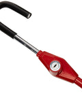 Red Pedal To Steering Wheel Lock For Cars, Heavy Duty Anti Theft Device With 5.25 Inch Reach close-up of lock mechanism