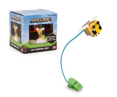 Yellow Bee Totally Battery Powered Reading Light With Clip And Adjustable Arm Night Light Mood Lamp For Books And Kindles next to box