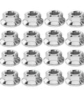 Secure Your Ride With This Killer 16 Piece M10x1.25 Wheel Lock Lug Nut Kit Set For Yamaha Raptor And Grizzly ATVs Plus Polaris Models To Stop Theft Dead In Its Tracks. Chrome M10x1.25 wheel lock lug nuts, 16-piece set