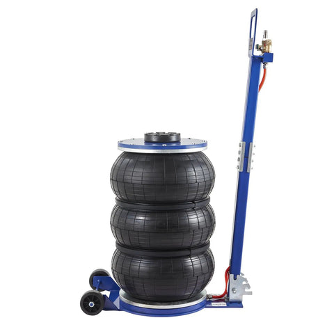 Heavy Duty Triple Bag Air Jack 5 Ton 11000 Lb Pneumatic Car Hoist For Trucks And Suv Solid Steel Pipe Core with air bags.