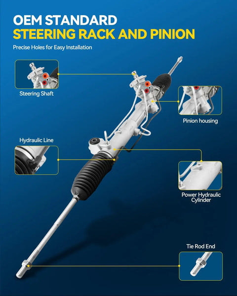 Ford Focus Hydraulic Power Steering Rack And Pinion Assembly 2006 Through 2011 Direct Fit Drop In Replacement Details
