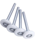 Quick Turn Top Fixture Brackets For Garage Doors With Rollers And Screws Included Space Saving Hardware Must Have Set Of 2