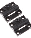 Adjustable Position Control Torque Hinge Two Pack For 43mm By 36mm Plastic Hinge With Four Pre Drilled Countersunk Holes Black E6 10 301 20 Series