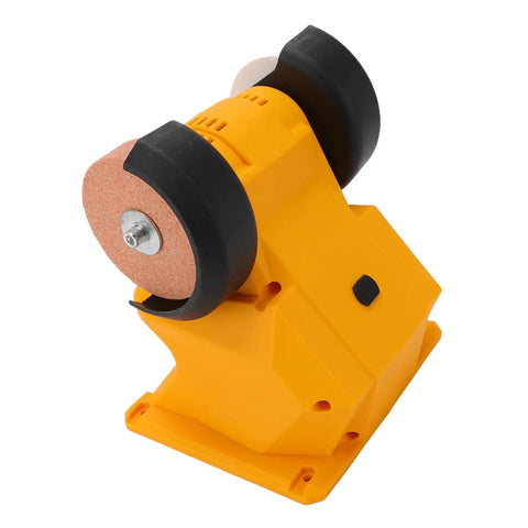 Kickass Cordless Bench Grinder With Dual Grinding Wheels And Blazing 5500 Rpm Spin, compact design with dual grinding wheels.
