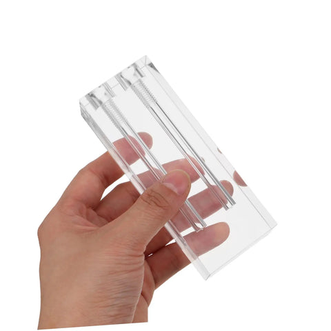 Dual Engine And Transmission Oil Viscosity Tester Stand For Oil Quality Check, Heavy-Duty Demo Rig With Realistic Testing Tools, Tough And Long-Lasting Automotive Lab Display, Easy To Use, clear acrylic hand-held stand