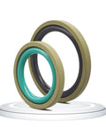 Spring Loaded Pin and Gray Ring Seal Kit for Shaft Bore in Reciprocating and Rotary Hydraulic Cylinders, Oil Seal Gasket Assortment 18x3.2