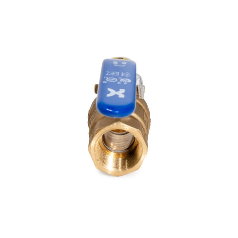 Heavy Duty Brass Full Bore Ball Valve With Handle Three Quarter Inch NPT Female To Female Plumbing Fitting Leak Proof And Rust Resistant