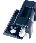 Tough As Nails Zinc Alloy Sliding Latch Lock With Hidden Spring Catch Built Like A Tank For Electrical Cabinets Or Heavy Entryway Doors Smooth Operating Gate Hardware That Truly Delivers, black finish with silver latch.