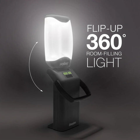 Weatheready Folding LED Lantern For Camping And Emergencies 360 Degree Area Light Water Resistant Requires 4 D Batteries Portable