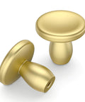 Kick The Look Upgrade With Solid Round Cabinet Knobs And Smooth Drawer Pulls In Dope Brushed Gold Finish Snag This 10 Pack Set for home decor.