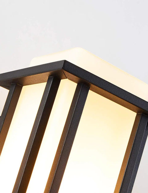 Outdoor Exterior Wall Sconce Lantern Go To Porch Lighting Weatherproof And Rust Resistant Black Finish With Frosted Glass