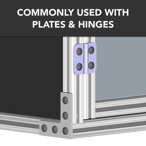 Drop In T Nut With Quarter Twenty Thread For Aluminum Extrusion Hardware Fits 40 Series 1515 1530 And 40mm Profiles Steel