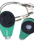 Manual Gearbox Shift Cable Linkage Bushing Kit For Fiat 500 And Ford KA That Eliminates Sloppy Shifting At Both Ends Shifter Lever Repair Replacement Parts Fits Fiat Punto Grande Punto From 2005 To 2018, green plastic bushings