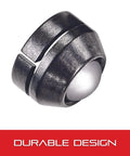 Ball Attachment For Micrometers With A 0.200 Inch Ball, shown in durable metal design with smooth positive contact surface.