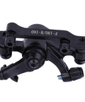 Trail Ready Universal Mechanical Disc Brake Kit For Front And Rear Electric Bikes Fits BB8 F180 R160 shown in black