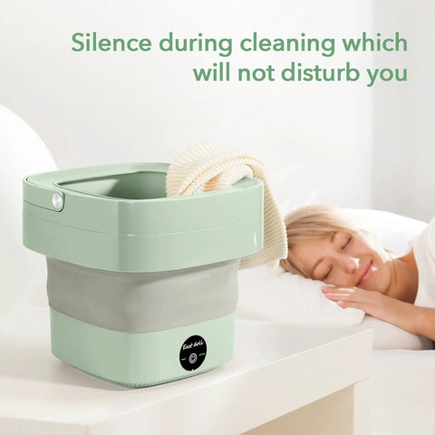 Compact Foldable Mini Washing Machine With Effective Sterilizing Function For Delicates And Small Items Perfect For Baby Clothes Underwear And Small Gear At Home Or On The Go Ideal For Apartments Travel Camping And RVs 110 To 240V