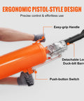 Close-up of ergonomic pistol-style All Purpose Tire Seater And Inflator Tool 8 L Portable Air Blaster with 120 PSI Max