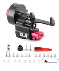 Killer Aluminum Two Speed Transmission Gearbox Fit For 10th Scale RC Crawler with brass gears, precision bearings, and mounting hardware.