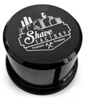 Neck Strip Dispenser With Neck Strips Case And Paper Covering Container black finish barbershop accessory.