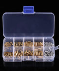 M2 M3 Hex Standoff Kit For Electronic Projects DIY Repair Includes Brass Screws Nuts And 304 Stainless Spacers Assorted PCB Spacers And Mount Hardware For Makers And Hobbyists in organizer box