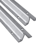 Heavy Duty V Groove Sliding Door Track Kit With Pre-Drilled Holes And Screws, 96-Inch Total Length In Two 48-Inch Sections