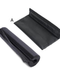Barbell Squat Pad for Weightlifting Shoulder and Neck Protection Breathable Fabric Cushion Lightweight Yet Thick Pad open and rolled view