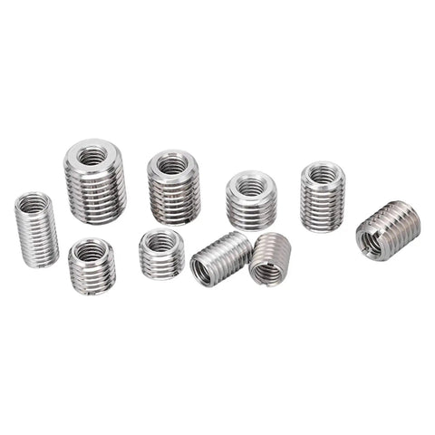 DIY Friendly Pro Grade Threaded Insert Kit With 33 Pieces M8x1.25 Stainless Steel Inserts for Wood Furniture Cabinets