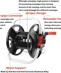 Portable Hose Reel Storage Shelf For One Half Inch Hose Up To 20 Meters Garden Hose Trolley with rotatable handle and metal support