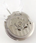 Close-up of Skeleton Dial Automatic Mechanical Watch Movement With 3 Hands For NH70 NH70A showing 24 jewels.