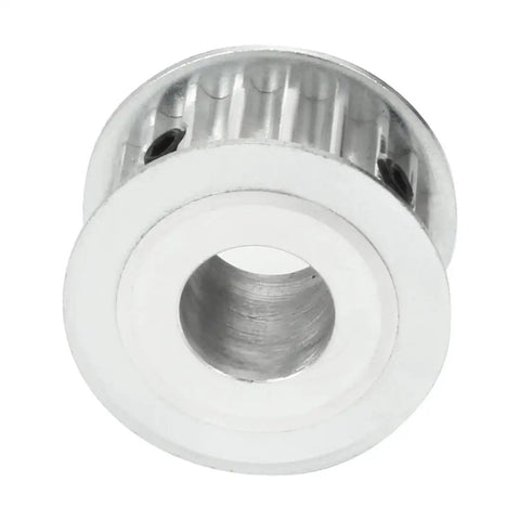 Aluminum 20 Teeth Timing Belt Pulley, 14Mm Bore, 5Mm Pitch, Fits 15Mm Timing Belts, Rock Solid For Milling Machines, 3D Printers, Drilling Machines, Rugged CNC Gear And Drive Component front view