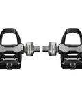 Dual Sensing Power Meter Pedals For Cycling, Left And Right Power With One Percent Accuracy, KEO Compatible, black and silver pedals