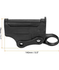 Built Like A Tank Black Seat Latch Hinge For Lounge Chair, 140x79mm plastic locking catch for recliners.