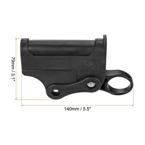 Built Like A Tank Black Seat Latch Hinge For Lounge Chair, 140x79mm plastic locking catch for recliners.