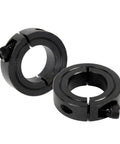 5/8 Inch Bore Single Split Shaft Collar with Set Screw, 1-5/16 Inch Outer Diameter, 7/16 Inch Width, Carbon Steel, 4 Piece Pack