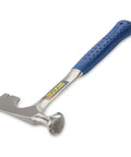 Pro Grade On The Job Drywall Hammer 14 Oz with milled face and shock reduction grip, featuring a beveled nail slot for easy nail pulling
