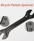 Ultra Slim Bicycle Cone Wrench Set For Tight Hub Access with sizes 13 14 15 16, showing close-up of the wrench heads.