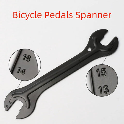 Ultra Slim Bicycle Cone Wrench Set For Tight Hub Access with sizes 13 14 15 16, showing close-up of the wrench heads.