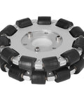 ZAWELIYO 127mm aluminum omni wheel module, top view, 360° rotation