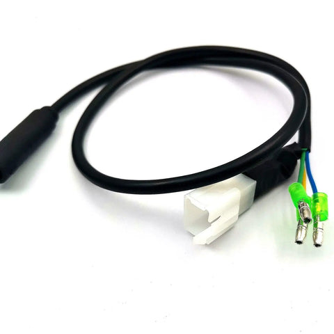 Motor Adapter 9 Pin Extension Cable For E Bike Motor Waterproof Connector 60 Cm Length Black ABS