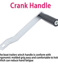 Upgraded Universal Winch Handle With Comfort Grip For Trailer Winches Marine Equipment And Sailboats Easy To Install