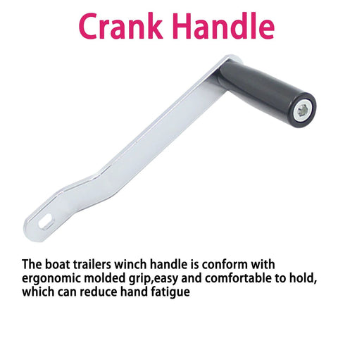 Upgraded Universal Winch Handle With Comfort Grip For Trailer Winches Marine Equipment And Sailboats Easy To Install
