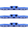 Three Piece Aluminum RC Clamping 25T Servo Horns Set With Double Arm Steering Arms designed for RC car upgrades