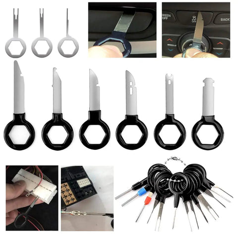 41 Piece Auto Trim Removal Tool Kit For Car Interior Panels Dash Doors Window Moldings With Durable Nylon And Stainless Steel Tools