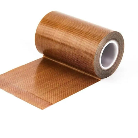 Heavy Duty Teflon Tape 6 Inch X 33 Feet PTFE Fiberglass Roll on spool showing smooth gliding surface for drawer tracks.
