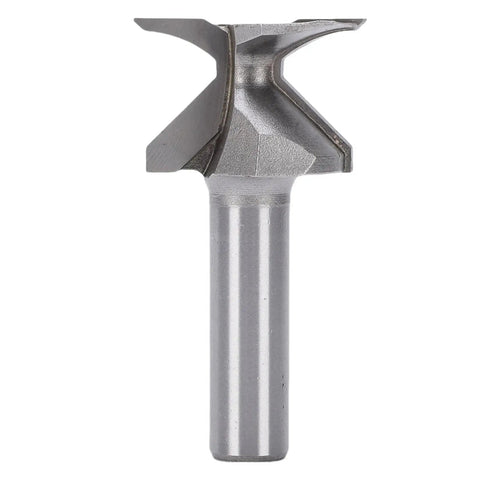Premium Arc Bending Router Bit For Seamless R18 Radius Cuts With 2 Inch Shank And Solid Tungsten Steel Construction. Close-up view.