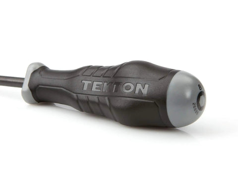 High Torque 8 mm Blade Nut Driver With Black Oxide Finish 6 Point Socket Opening Three Sided Handle For Maximum Leverage And Long